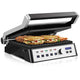 Smokeless Electric Grill Indoor Grill with Adjustable Temperature and Positions, Non-stick Cooking Surface, Panini Press Sandwich Maker Grill Griddle with Removable Plate & LCD Touch Display